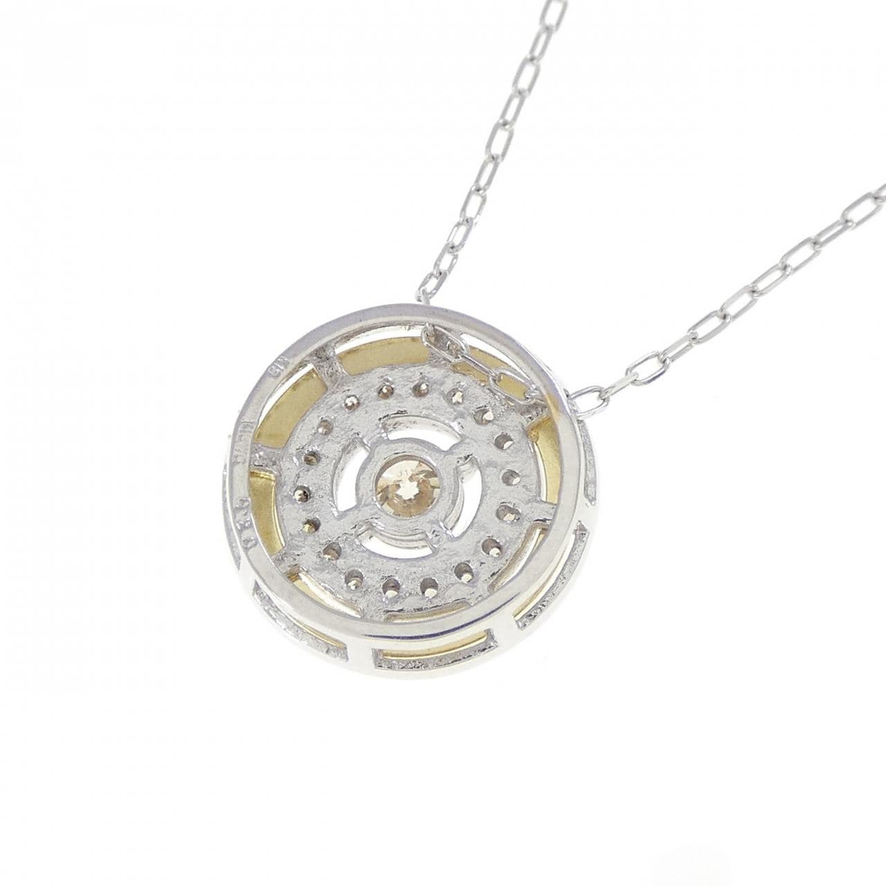 K18WG/K18YG ダイヤモンド ネックレス 0.20CT