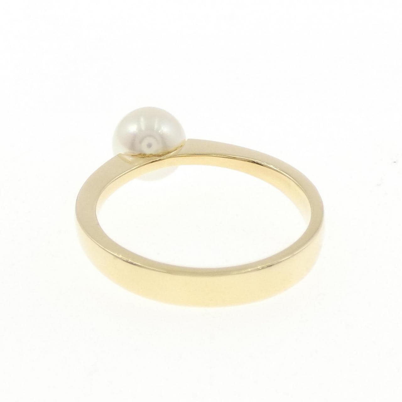 K18YG アコヤパール リング 6.4mm