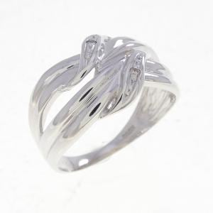 K10WG ダイヤモンド リング 0.01CT