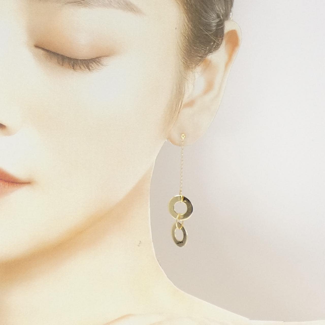 750YG/K18YG ピアス