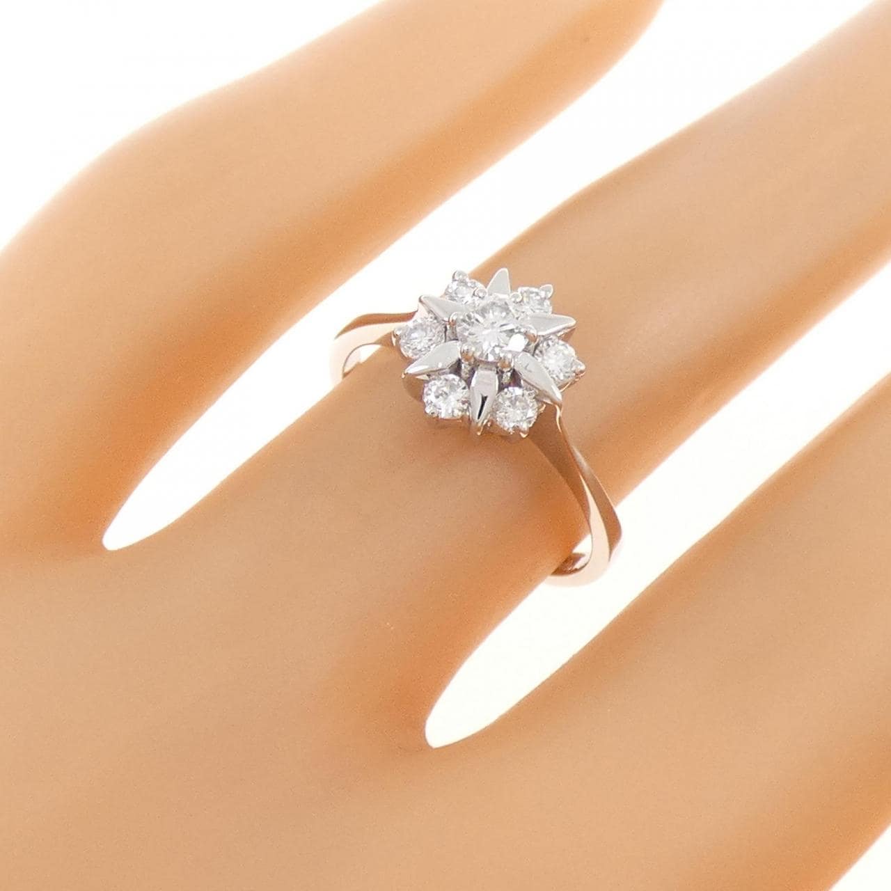 PT900 ダイヤモンド リング 0.12CT