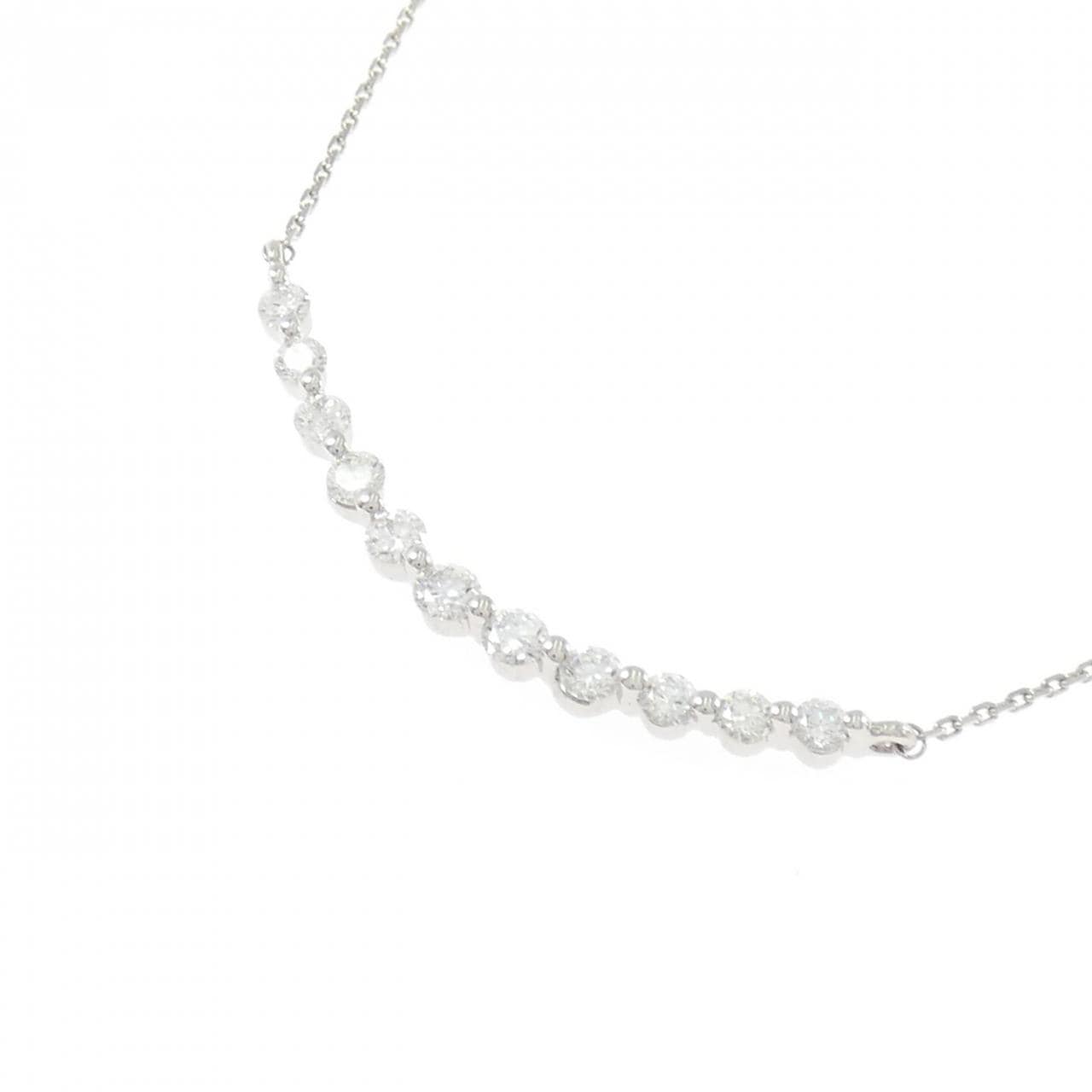 ジーエスティービー ダイヤモンド ネックレス 0.55CT