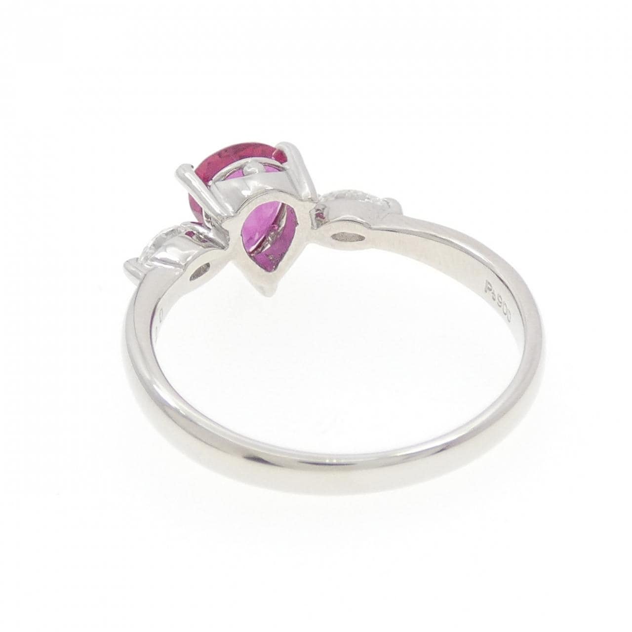 PT900 ルビー リング 0.89CT