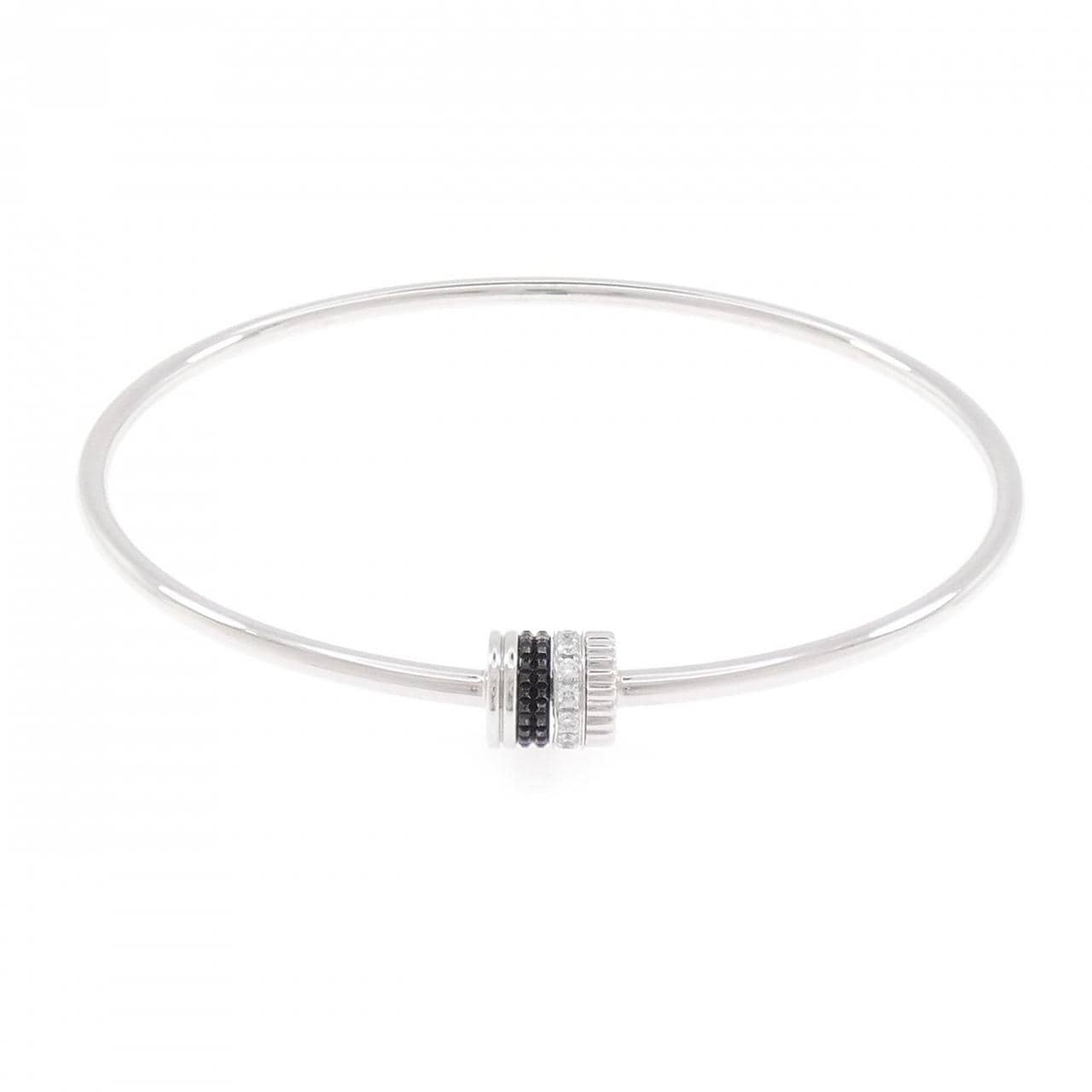 ブシュロン キャトル ブラック 1モチーフ バングル