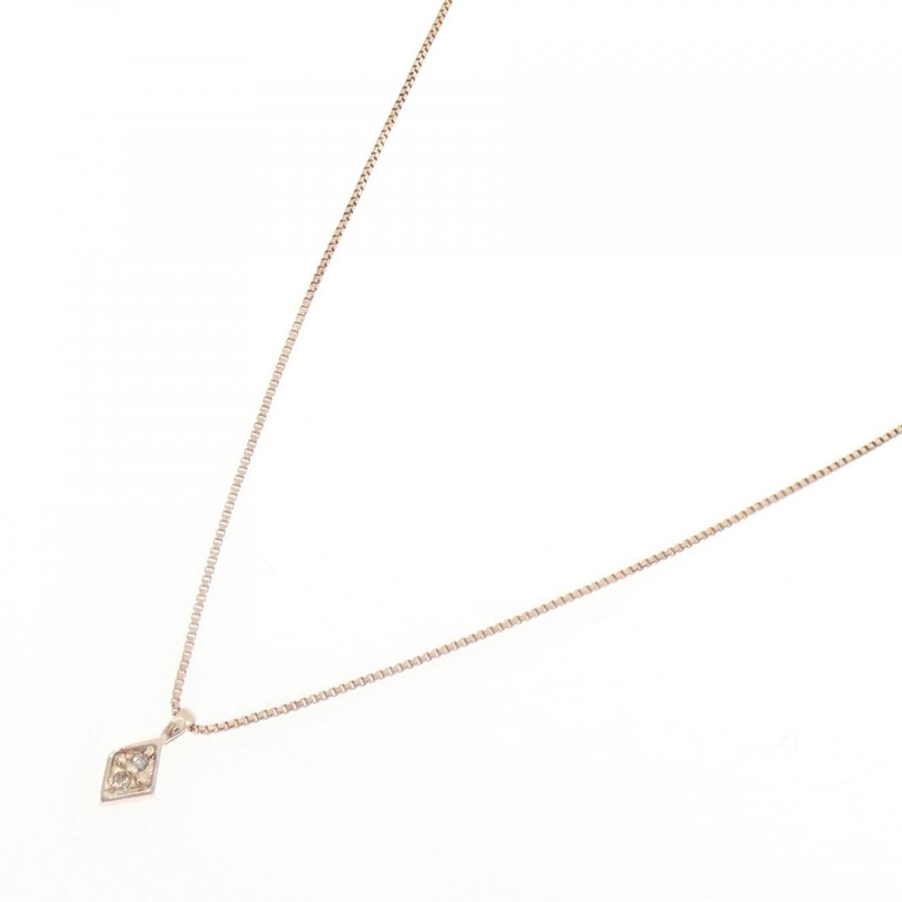 K10PG ダイヤモンド ネックレス 0.01CT