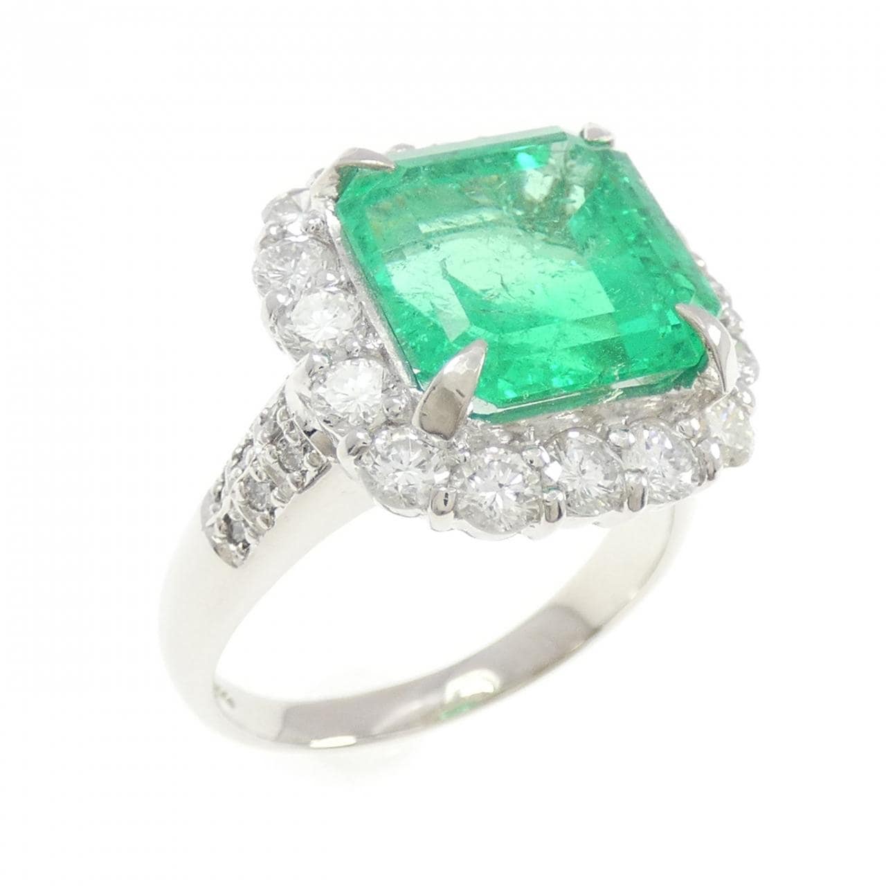 PT900 エメラルド リング 5.77CT コロンビア産