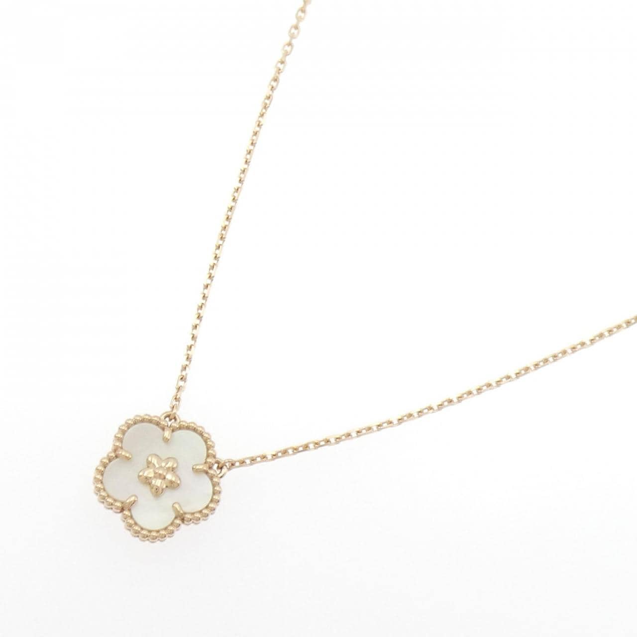 ヴァンクリーフ&アーペル ラッキー スプリング プラムブロッサム ネックレス