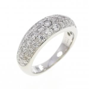 PT900 パヴェ ダイヤモンド リング 1.00CT