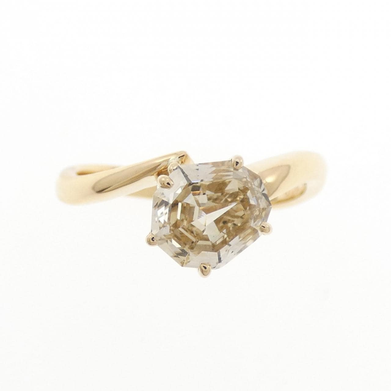 K18YG ダイヤモンド リング 1.10CT