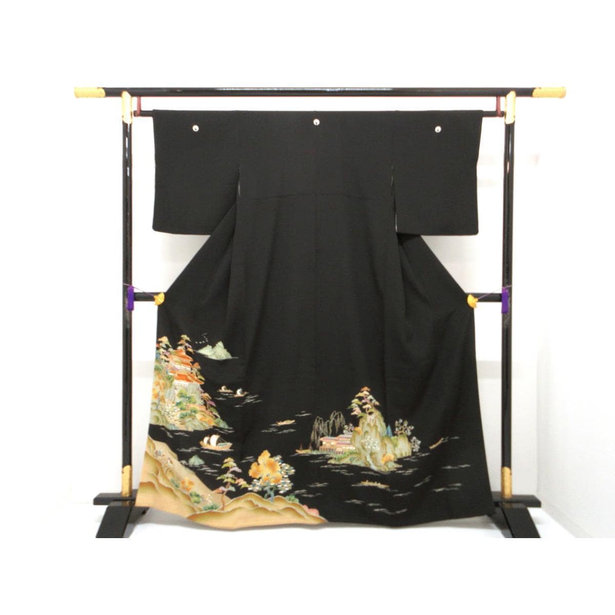 留袖　野口彦太郎　下り藤【大彦】