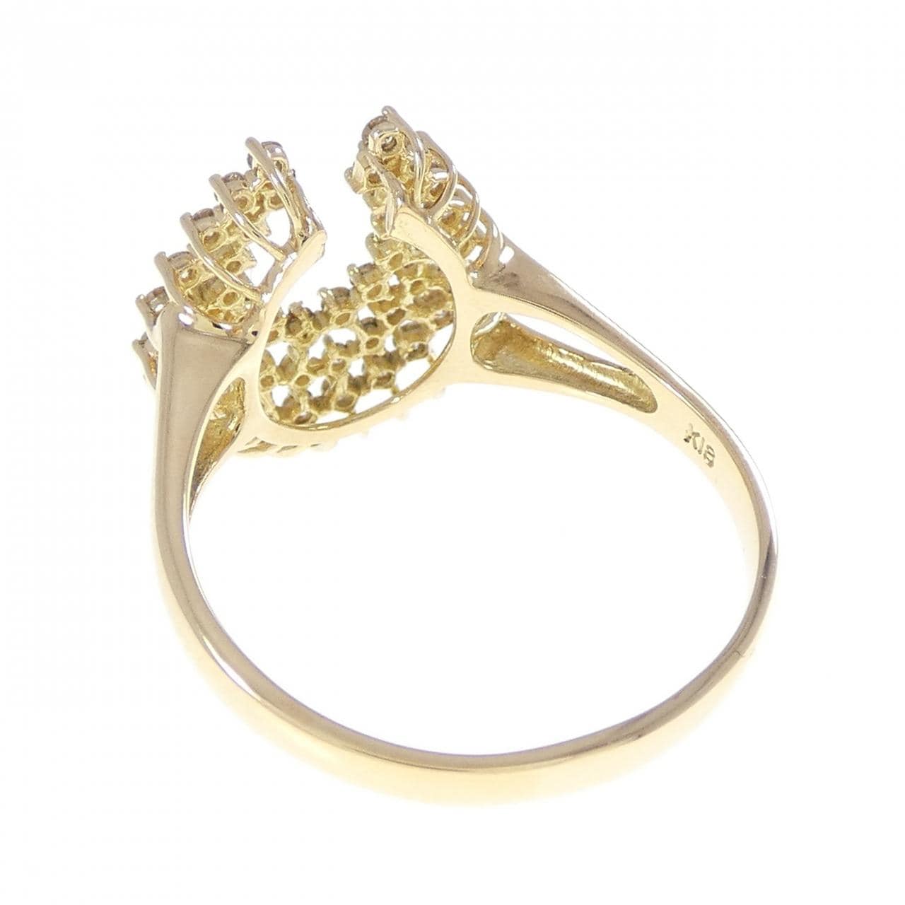 K18YG ダイヤモンド リング 0.30CT