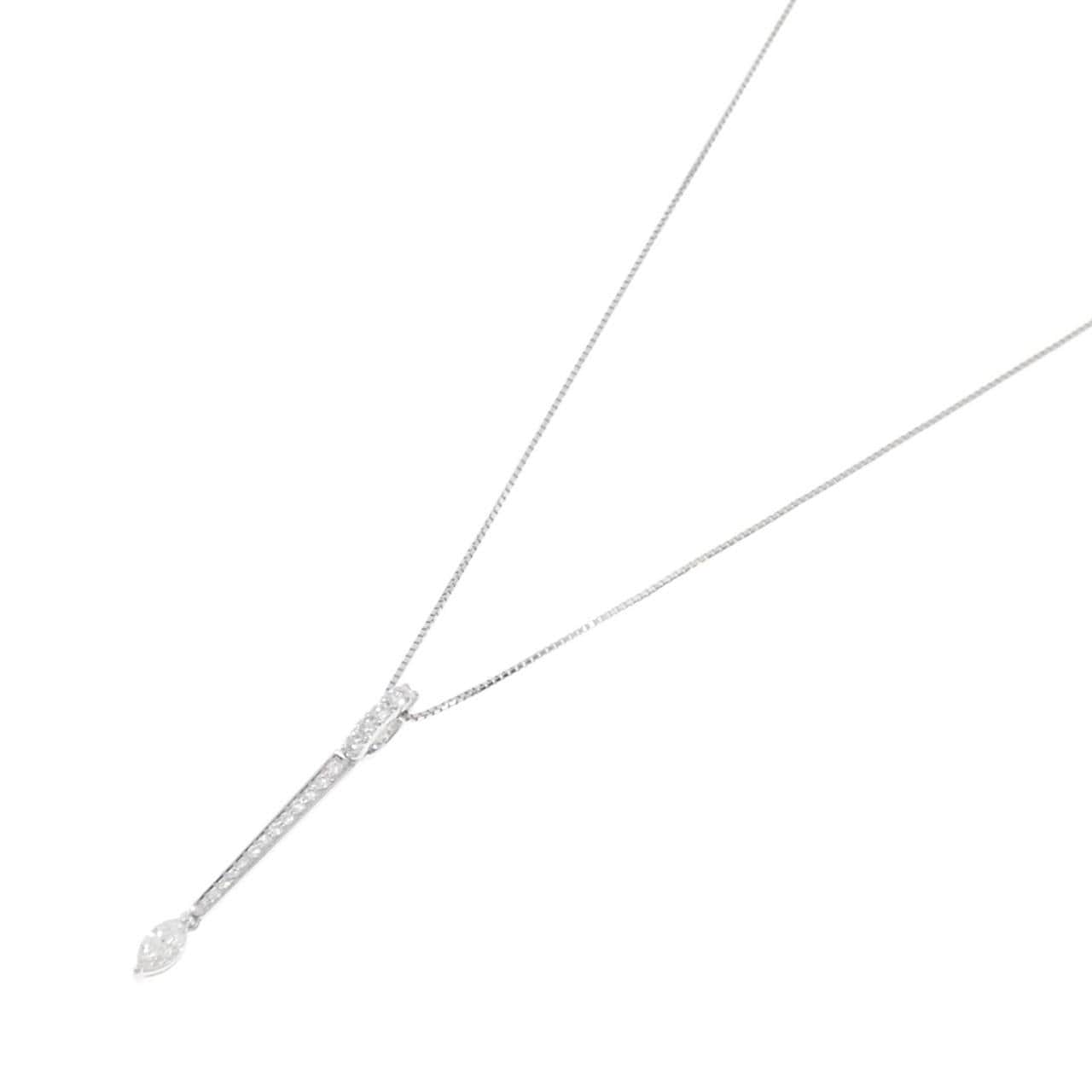 K18WG Diamond necklace