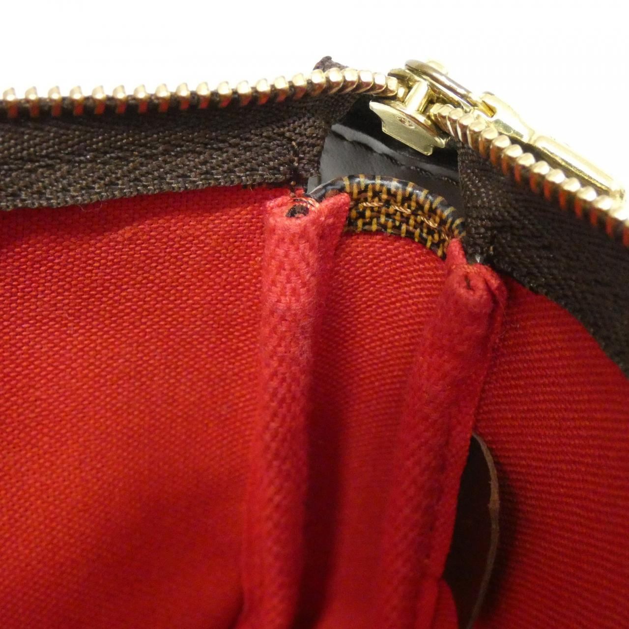 ルイヴィトン ダミエ ポシェット アクセソワール N51985 アクセサリーポーチ