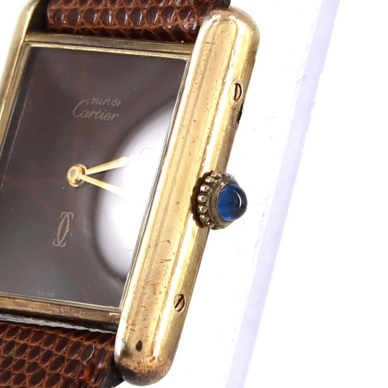 【ノーメンテナンス還元価格】カルティエ マスタタンクLM GP GP 手巻