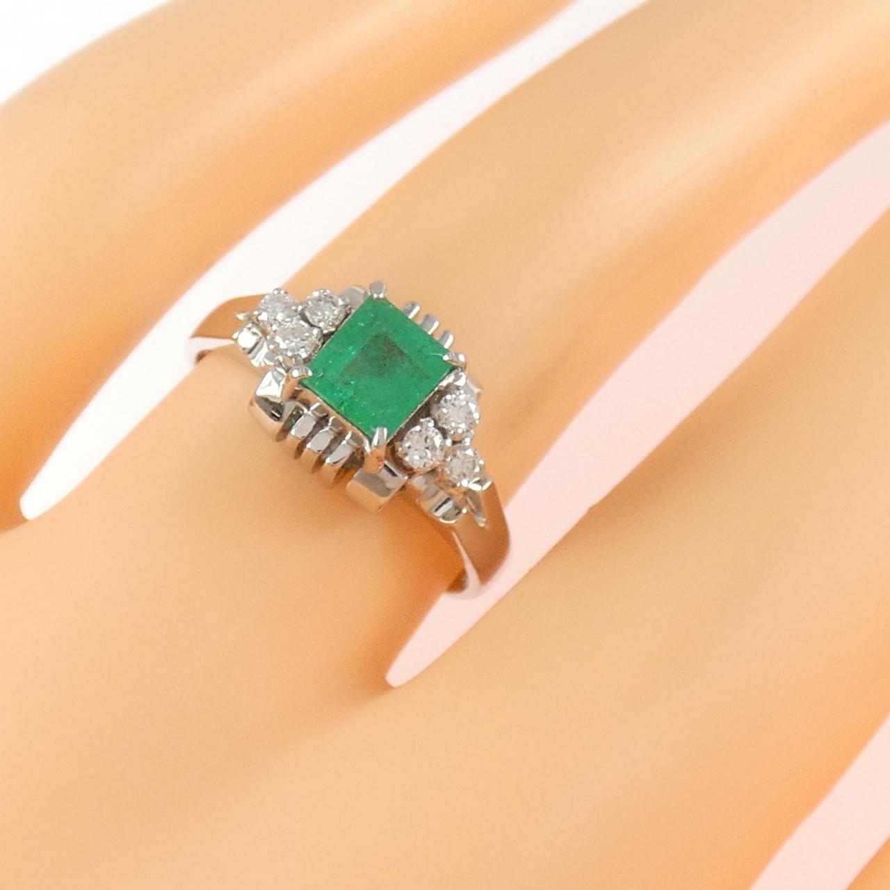PT900 エメラルド リング 0.54CT