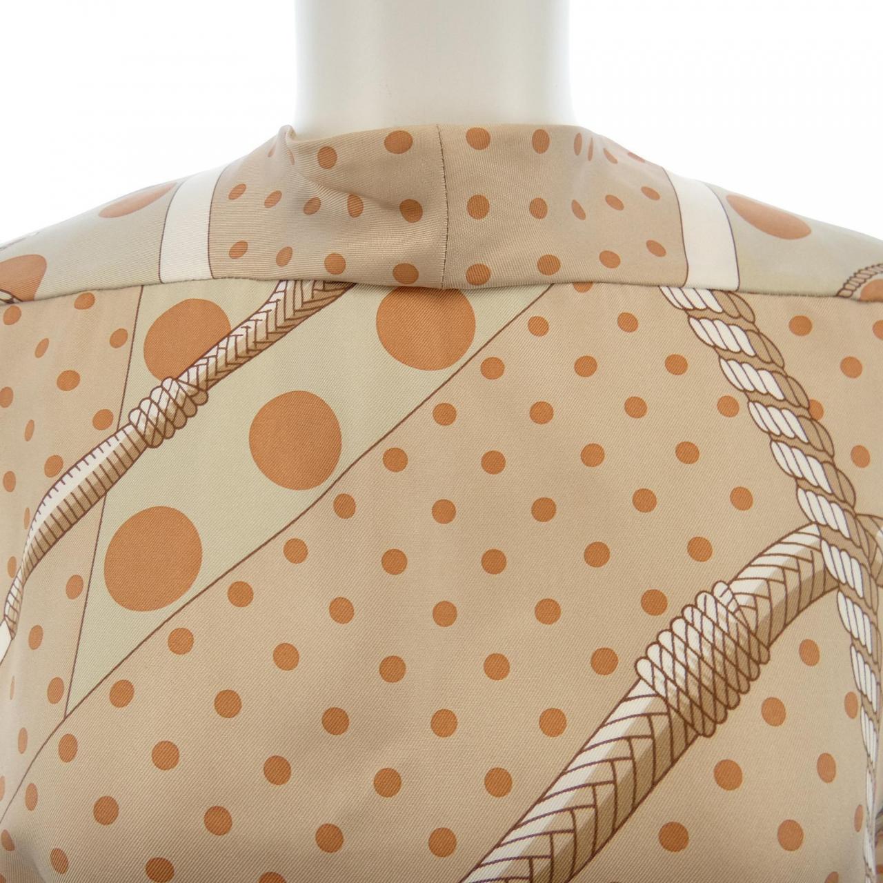 エルメス HERMES *17-7352ツイルレーヌ ワンピース