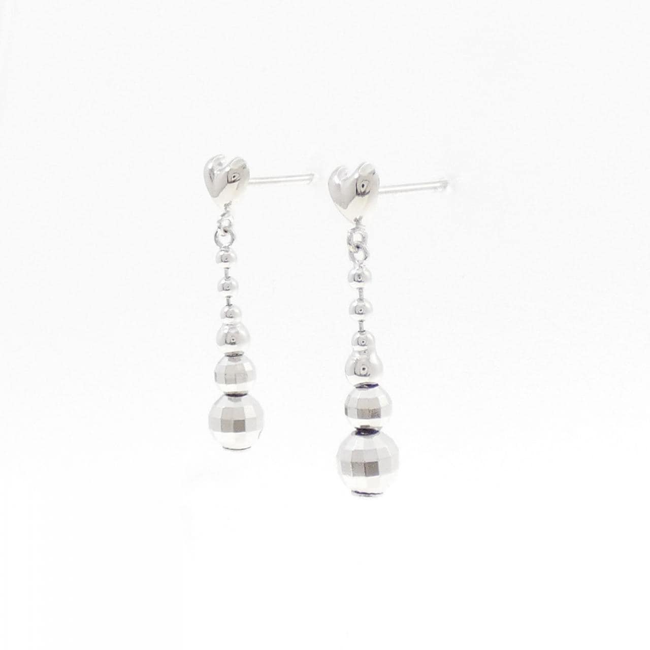 PT900 ハート ピアス