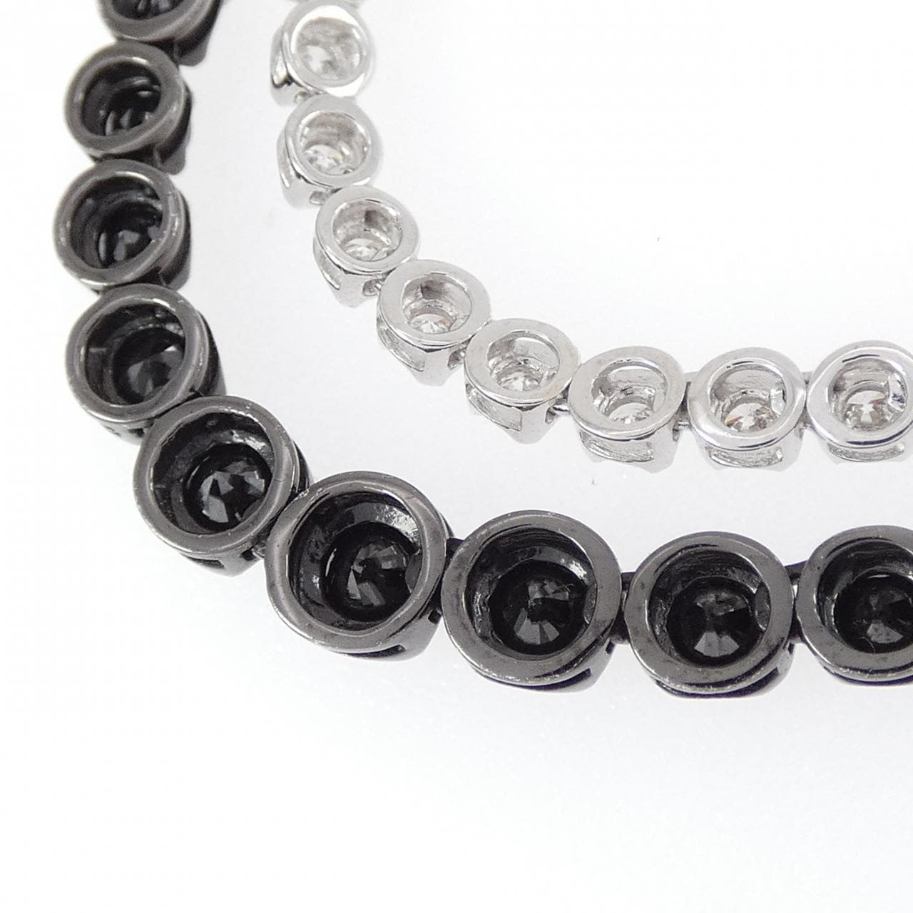 K18WG/K18BG ダイヤモンド ネックレス 6.67CT