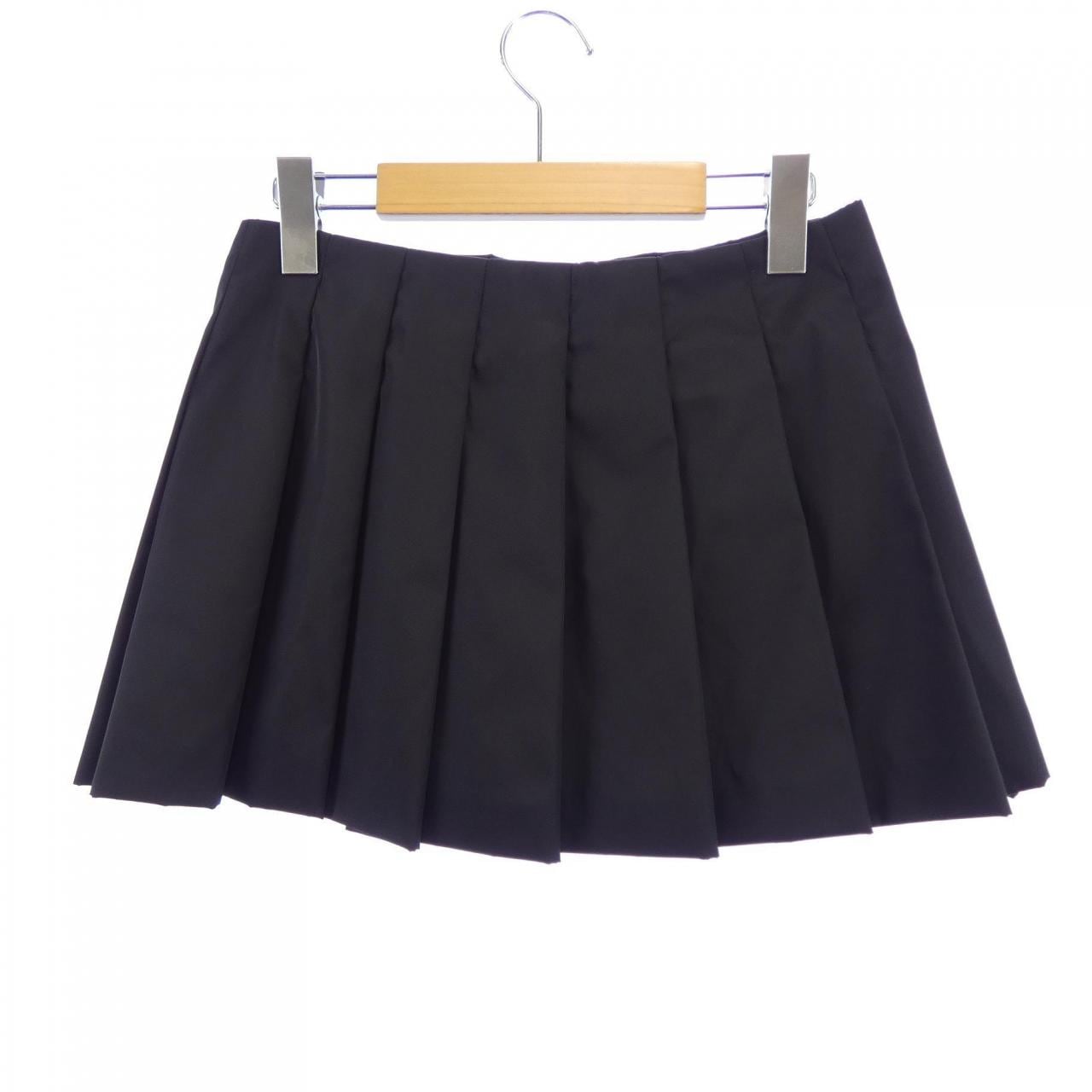 プラダ PRADA RE-NYLON プリーツ ミニスカート トライアングルロゴ 21H922 S222 1WQ8 スカート