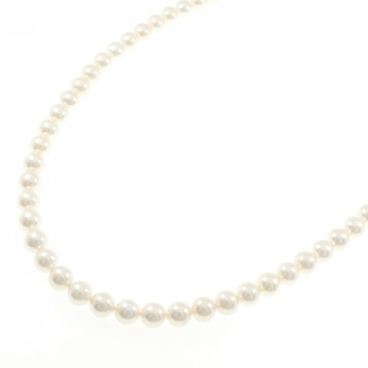 シルバークラスプ アコヤパール ネックレス 6.5-7mm