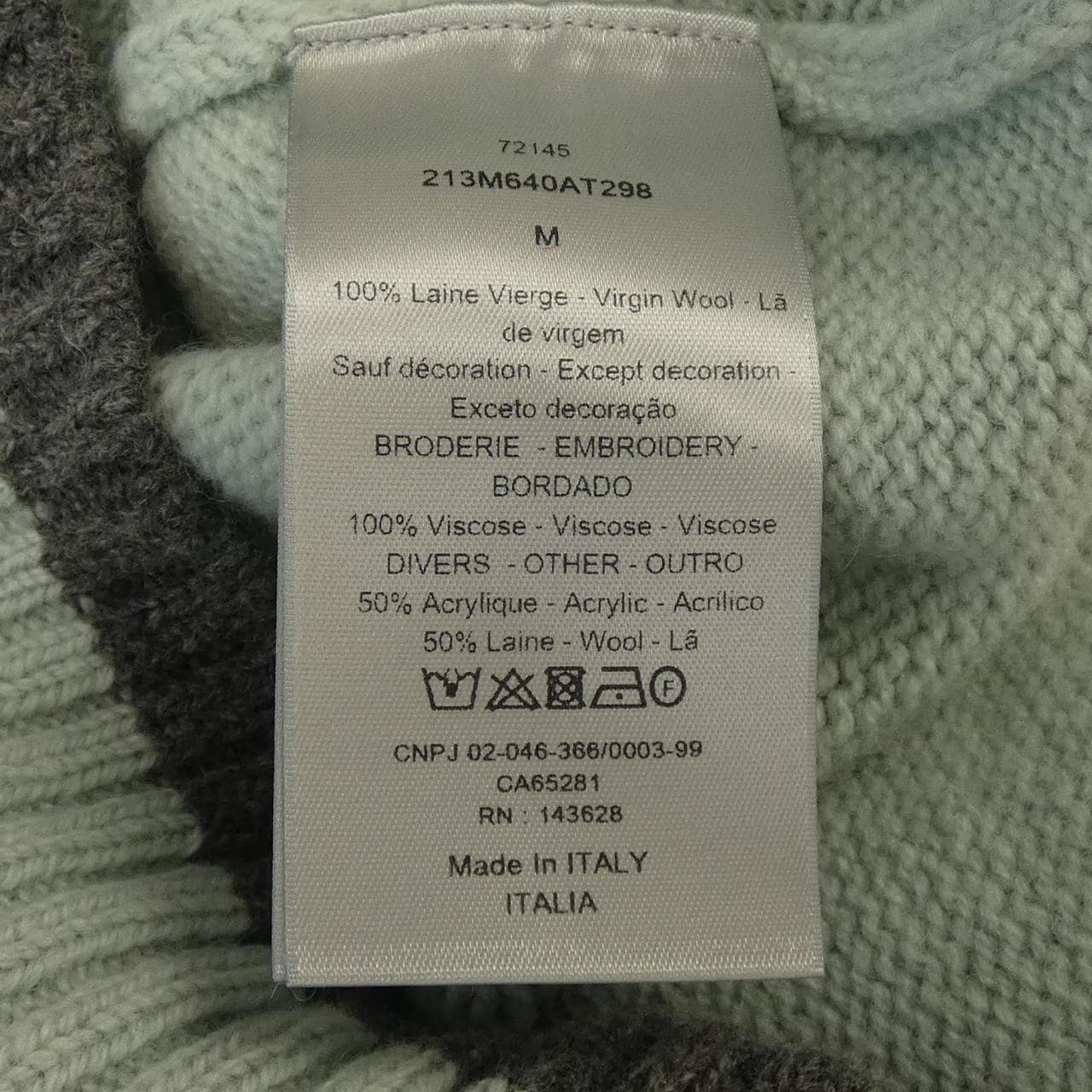 ディオール DIOR CHRISTIAN DIOR ATELIER セーター 213M640AT298 ニット