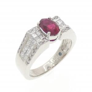 PT900 ルビー リング 0.97CT