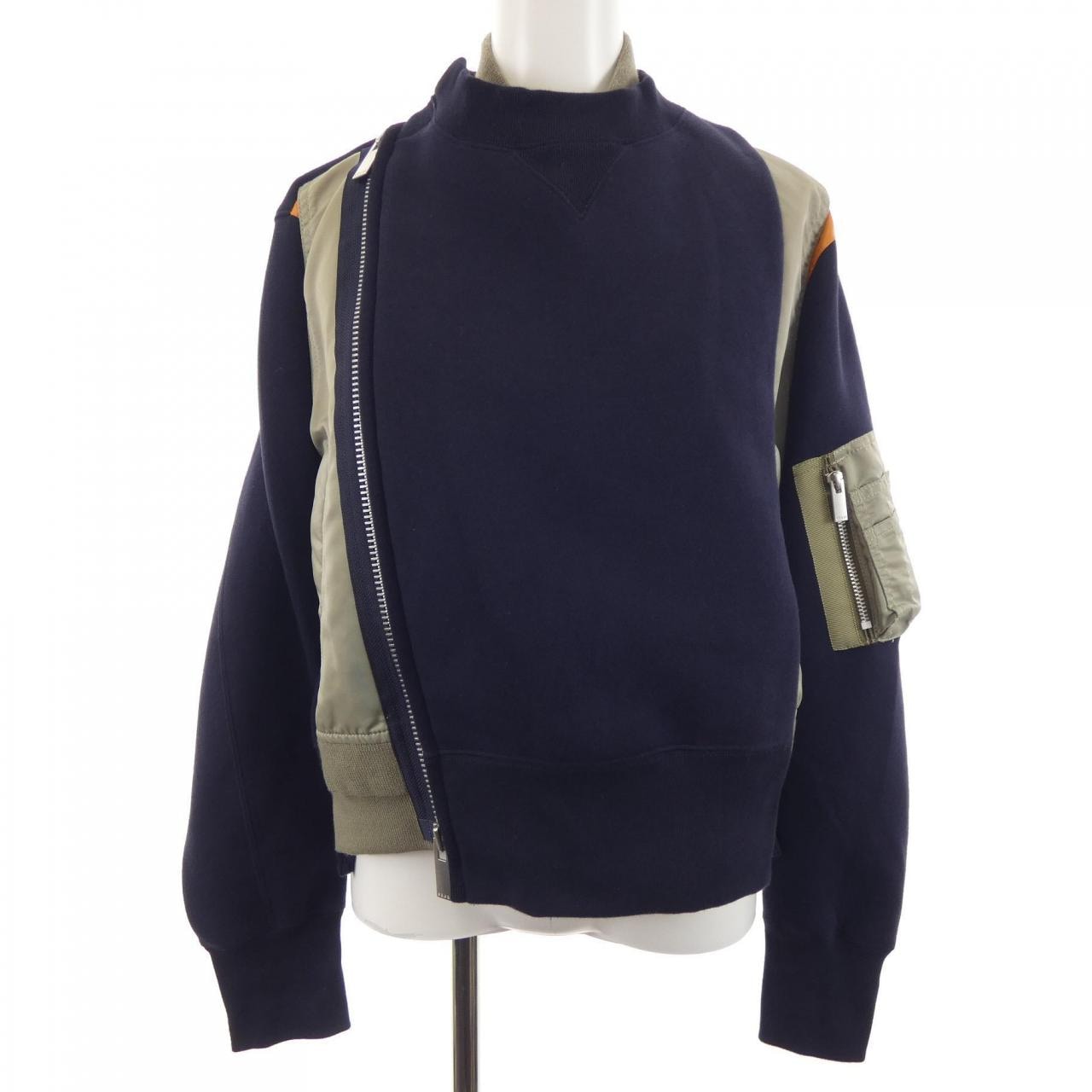 サカイ SACAI SPONGE SWEAT BLOUSON 24-07109 ブルゾン