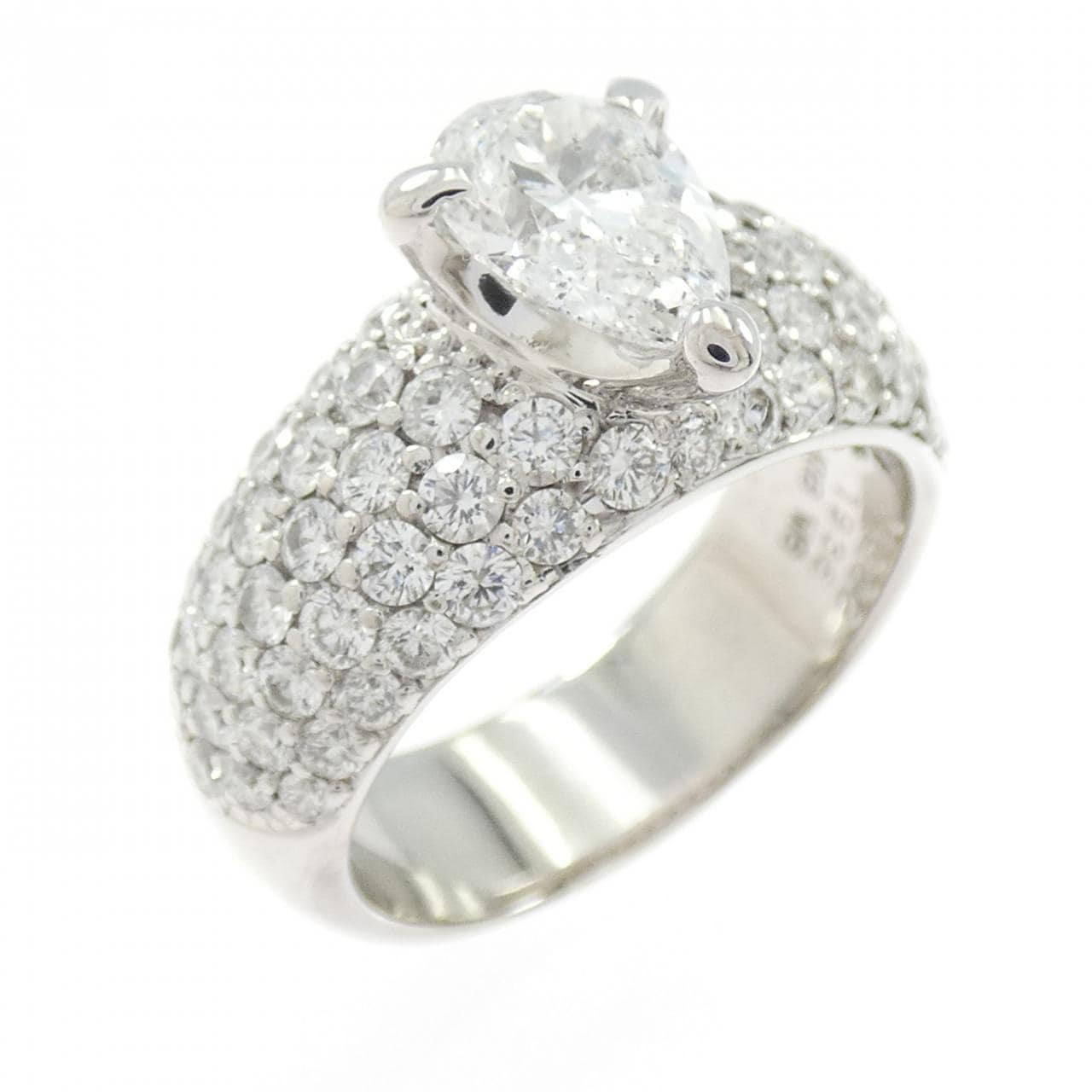 K18WG ダイヤモンド リング 1.322CT
