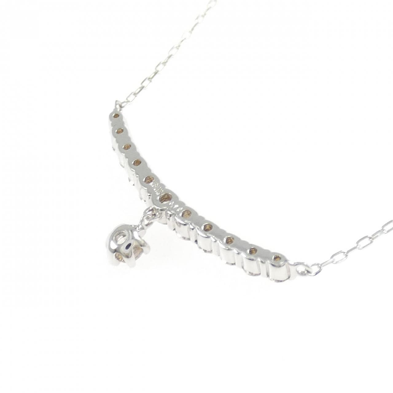 K18WG ダイヤモンド ネックレス 0.53CT