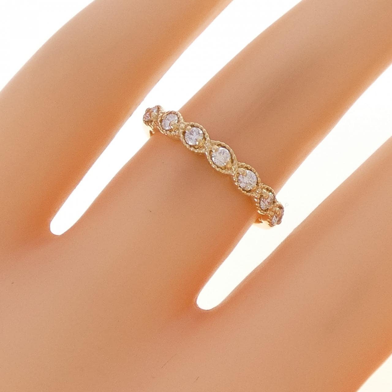 K18YG ダイヤモンド リング 0.20CT