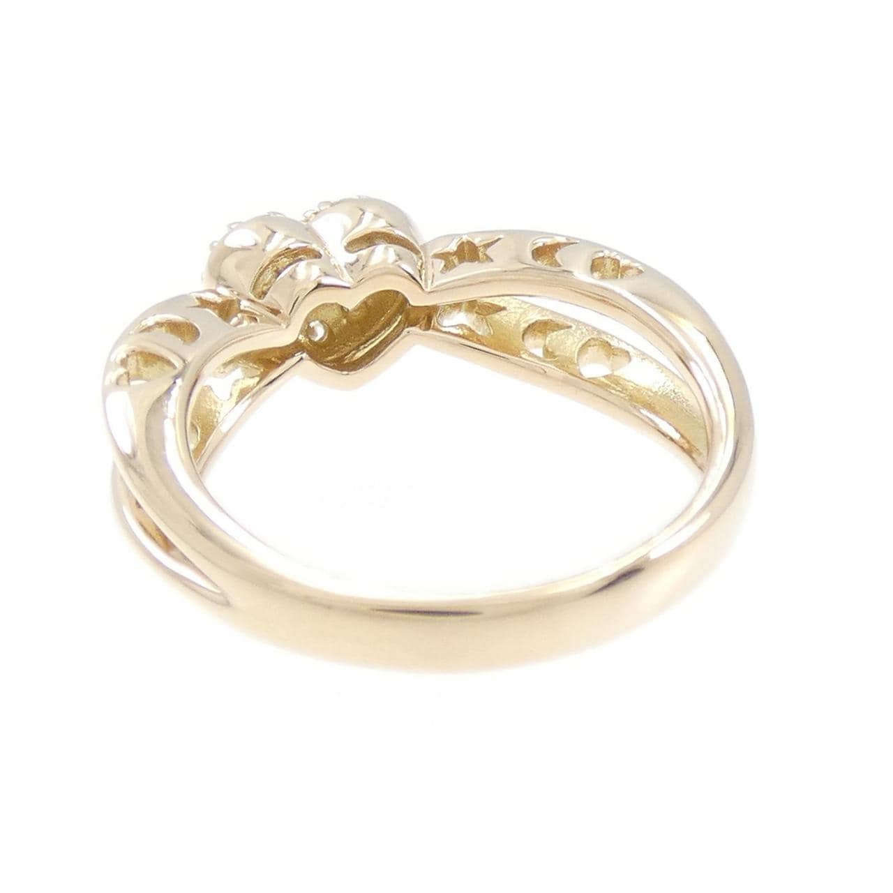 ポンテヴェキオ ハート ダイヤモンド リング 0.20CT