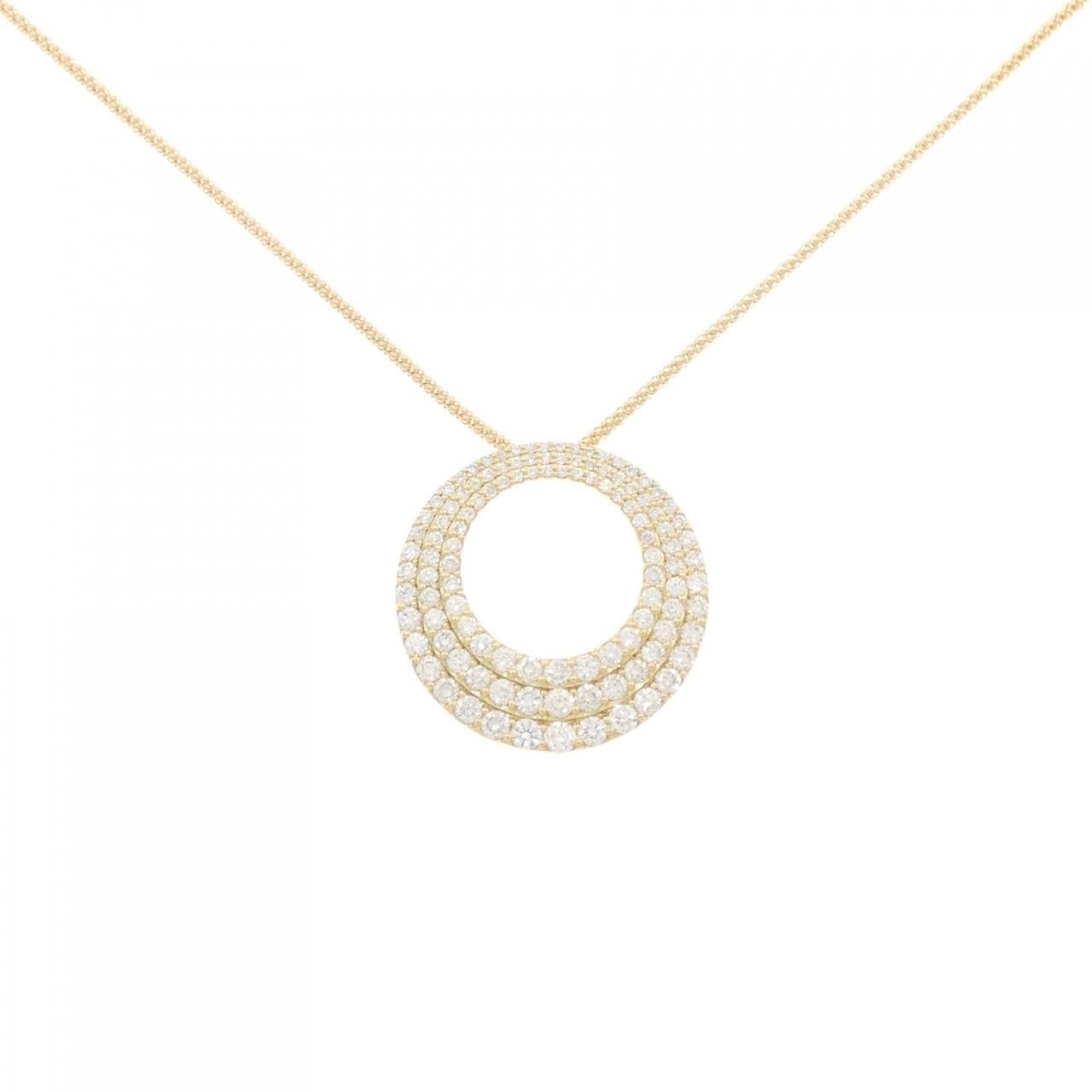 K18YG ダイヤモンド ネックレス 2.00CT