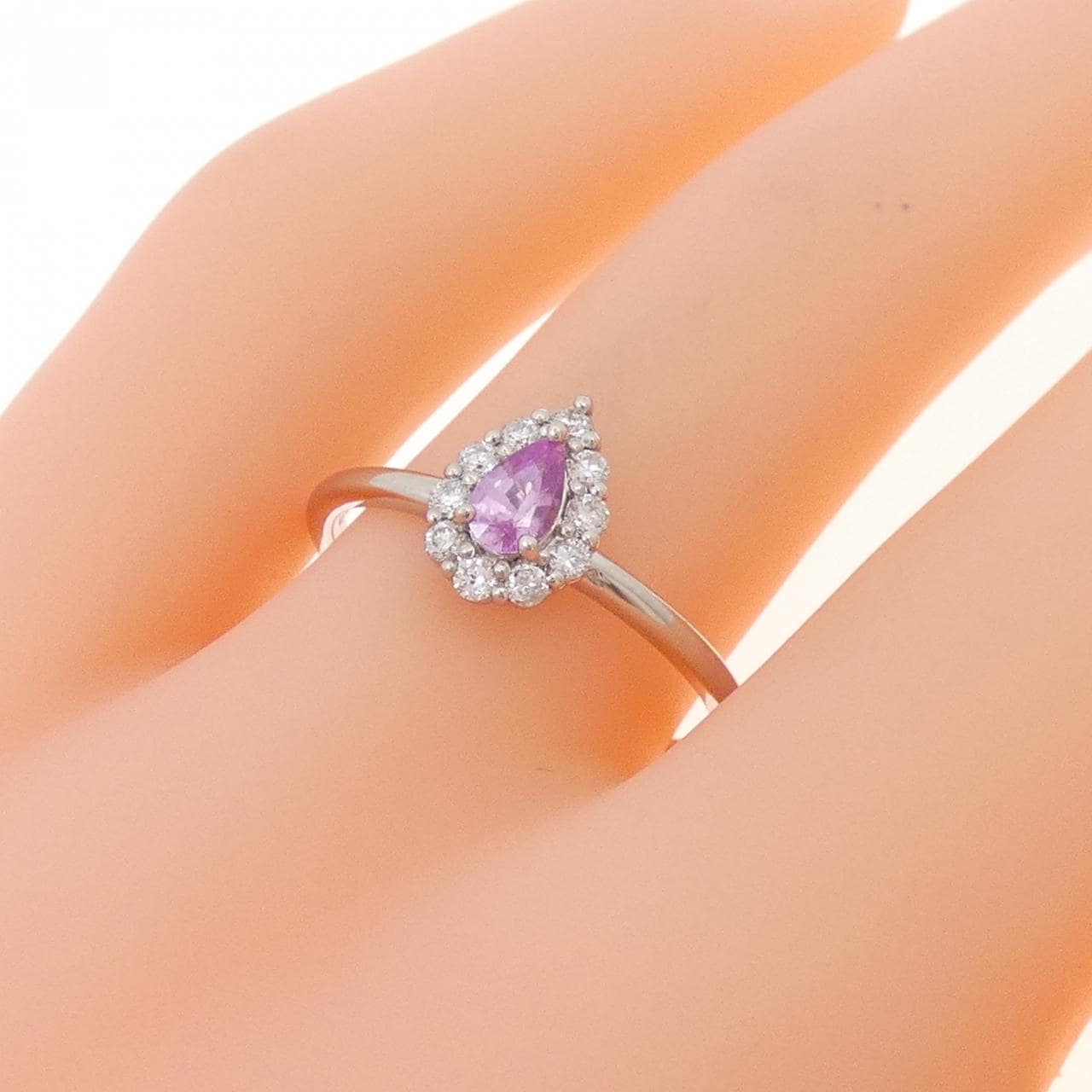 PT900 サファイヤ リング 0.44CT