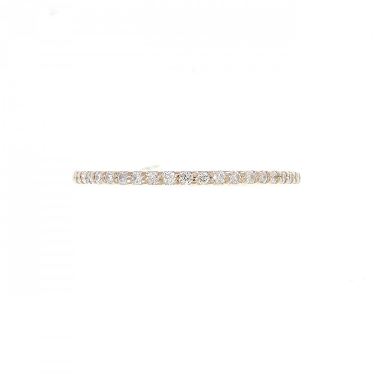 K18PG ダイヤモンド ピンキーリング 0.08CT
