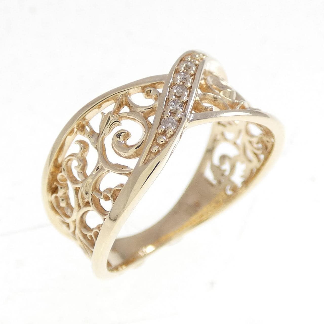 K10YG ダイヤモンド リング