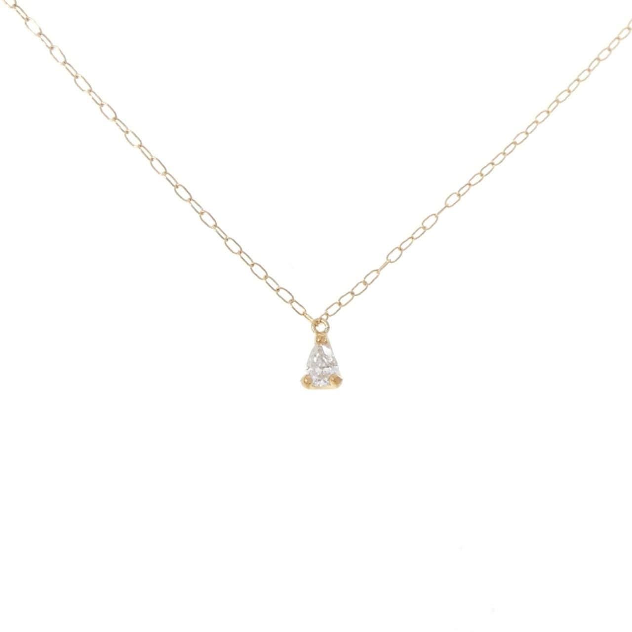 K18YG ダイヤモンド ネックレス 0.09CT