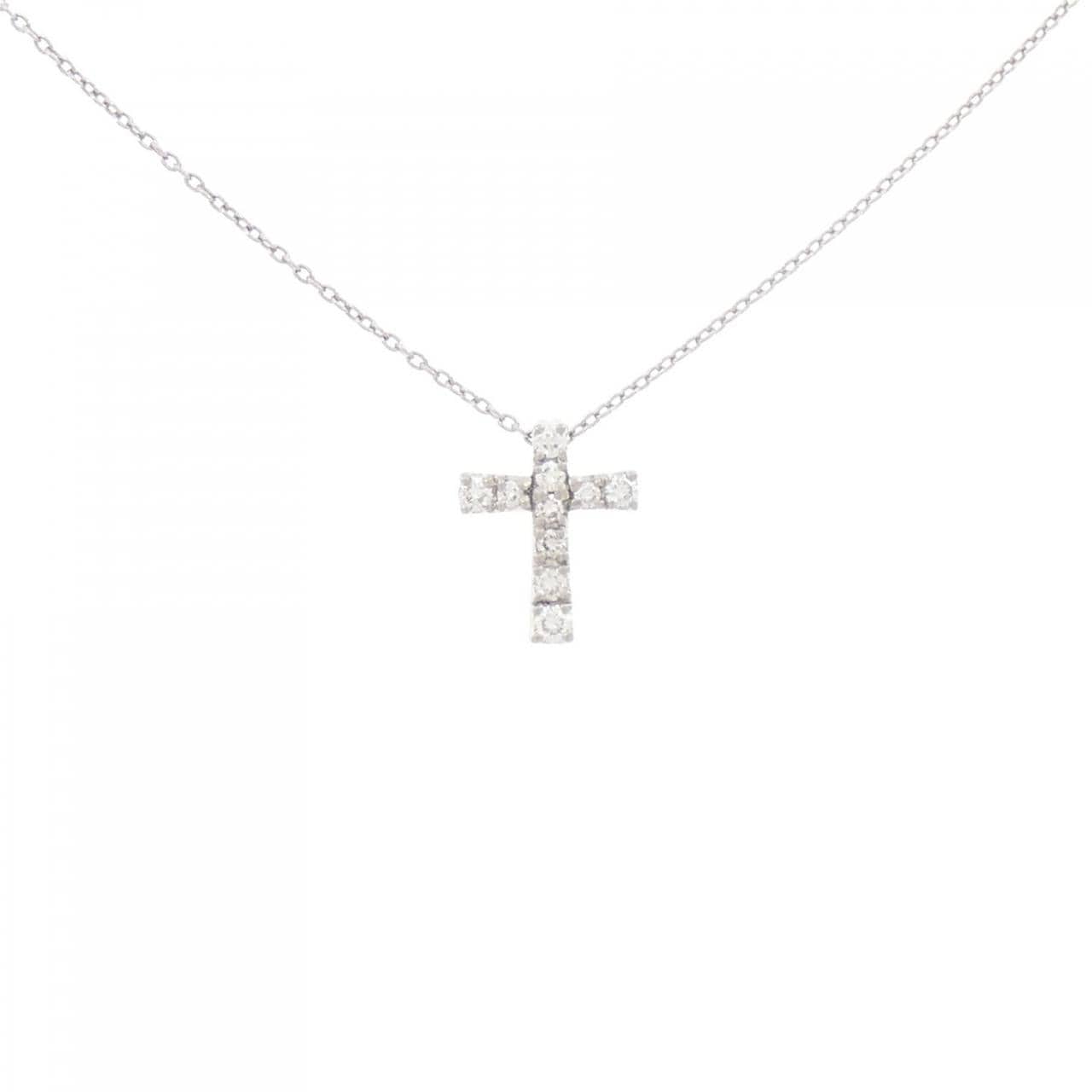 PT クロス ダイヤモンド ネックレス 0.30CT