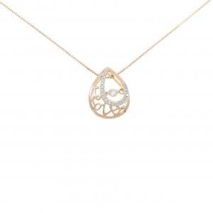 K18PG/K18WG ダイヤモンド ネックレス 0.16CT