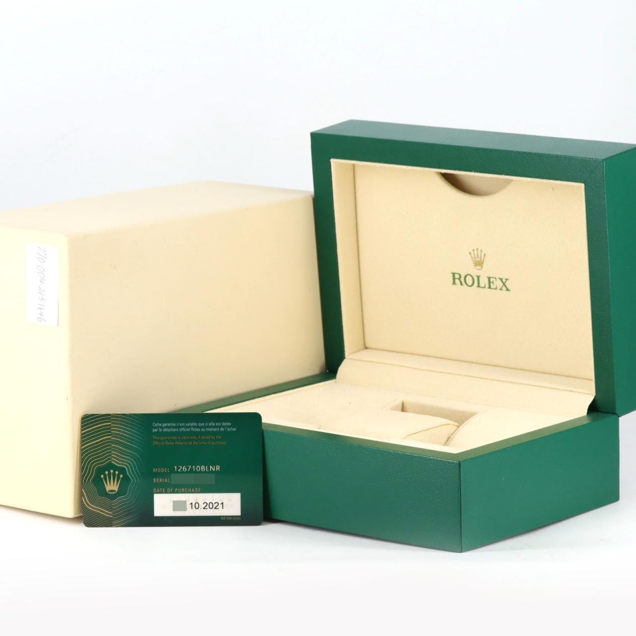 ロレックス GMTマスターⅡ 126710BLNR･3 SS 自動巻 ランダム番