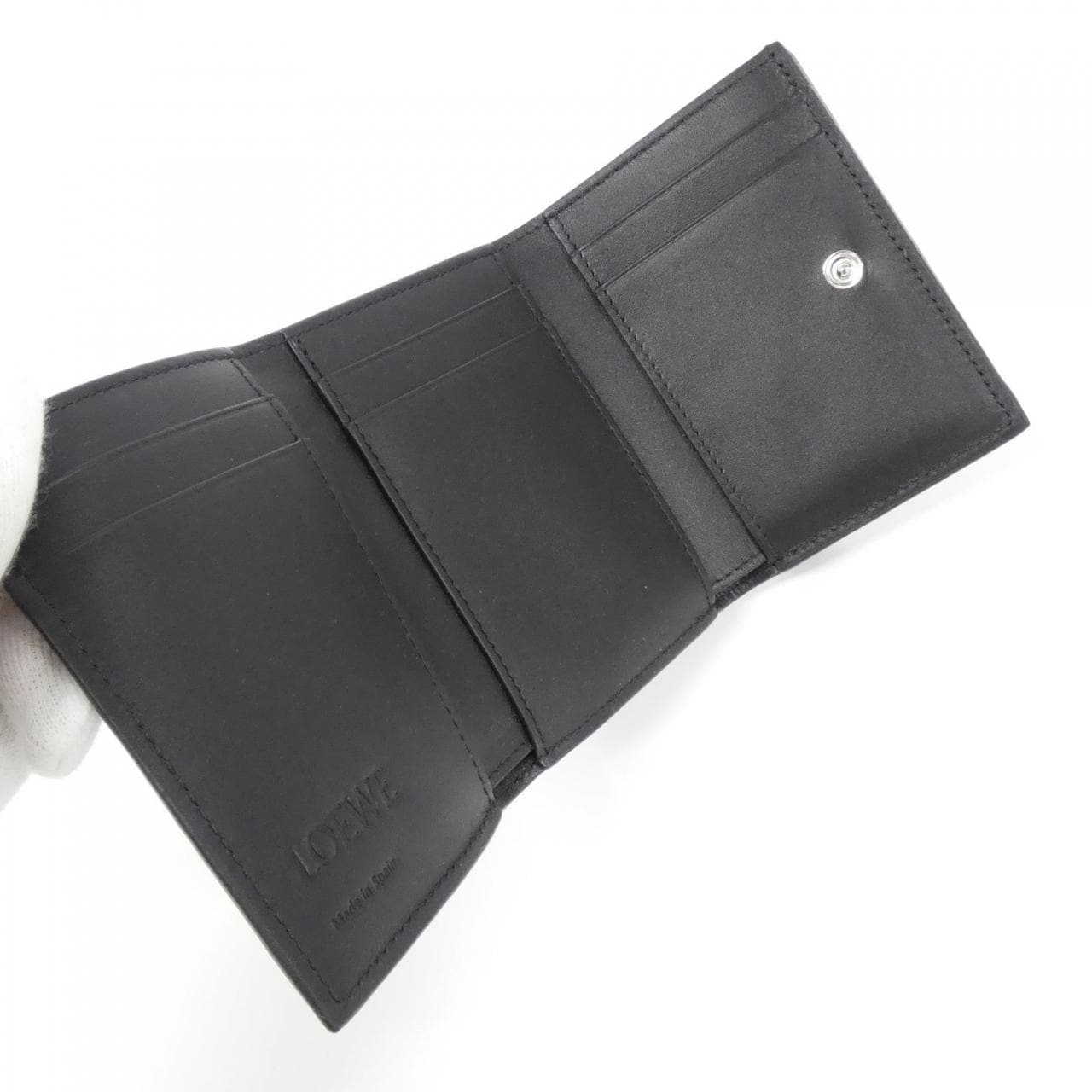 【新品】ロエベ アナグラム トライフォールド ウォレット C821TR2X16 財布