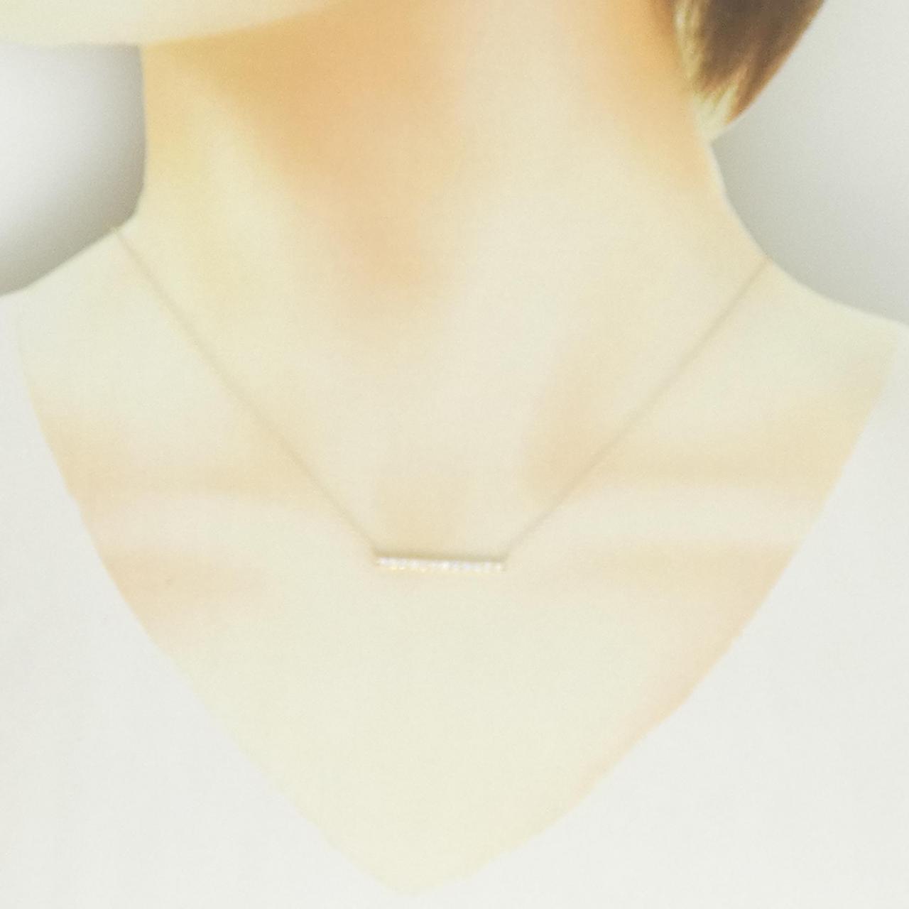 【リメイク】K10YG ダイヤモンド ネックレス 0.30CT