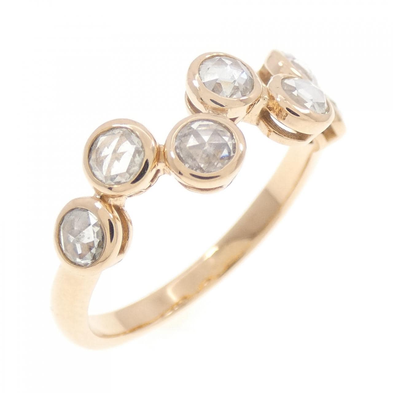 K18PG ダイヤモンド リング 0.64CT