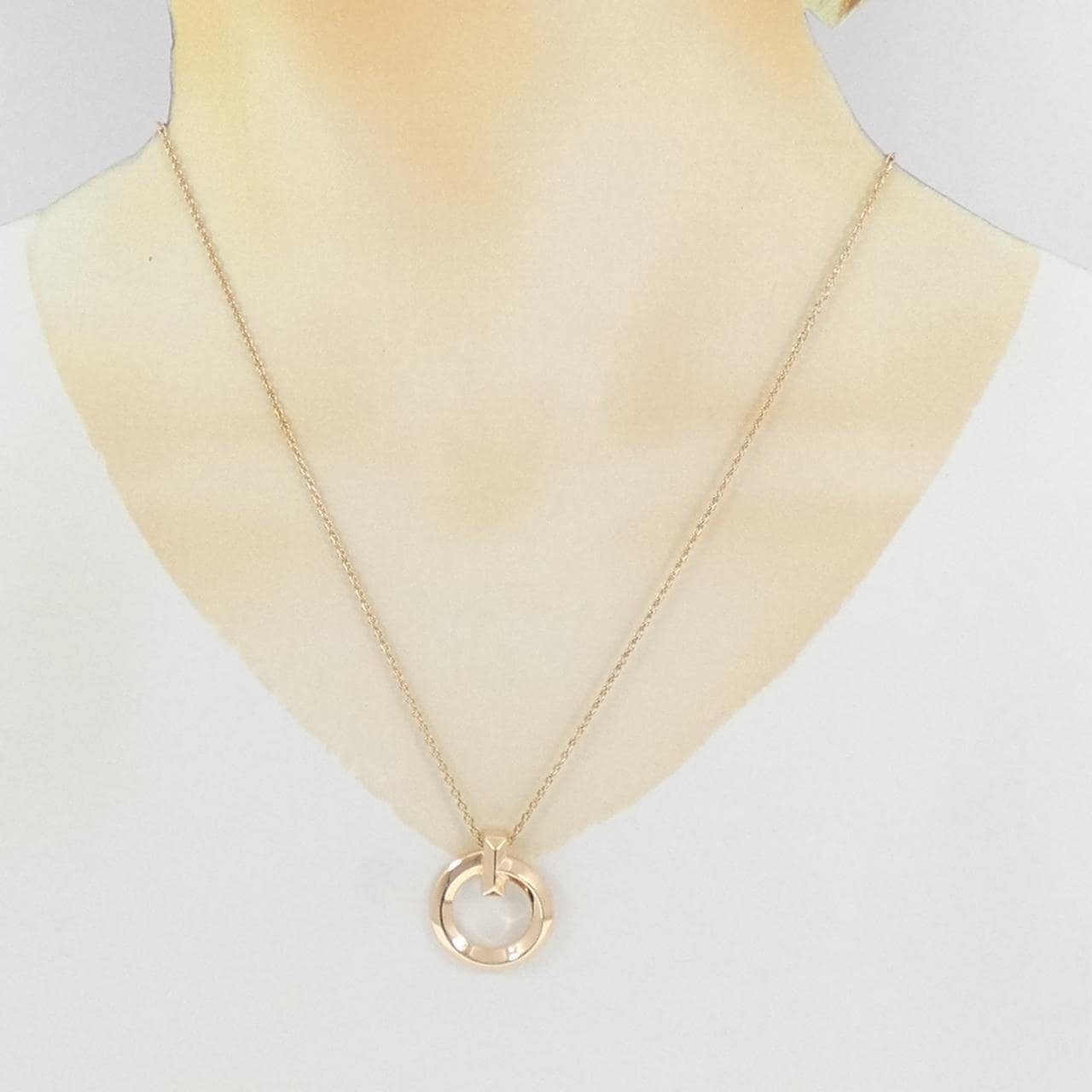 ティファニー Tワン サークル ネックレス