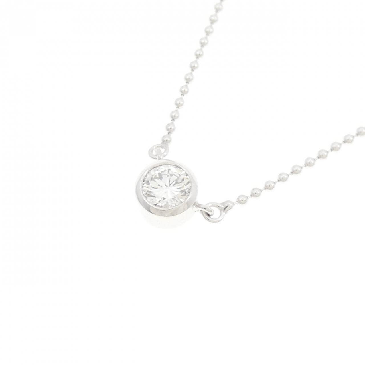 K18WG ダイヤモンド ネックレス 0.21CT