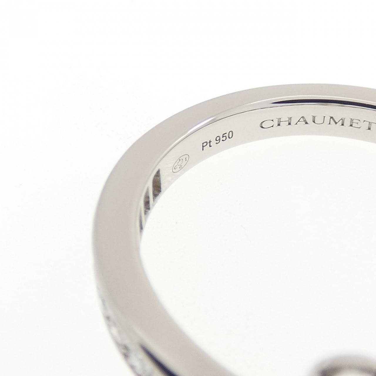ショーメ ジョゼフィーヌ エグレット リング 0.52CT D VVS2 ペアシェイプ