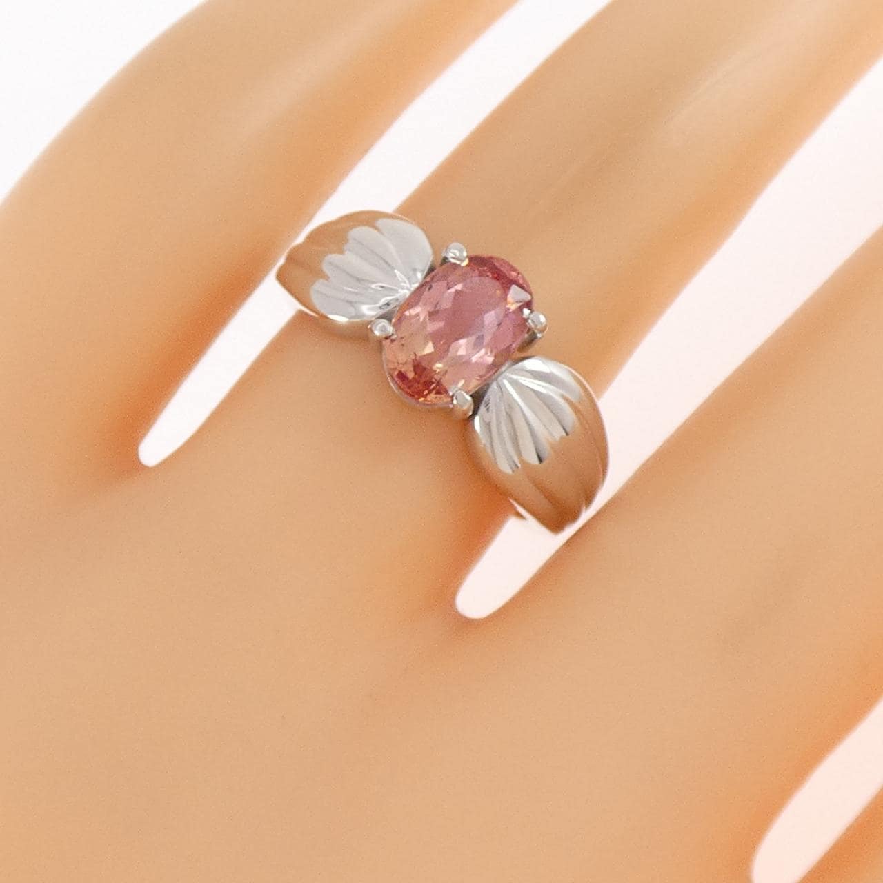 K18WG インペリアルトパーズ リング 1.38CT
