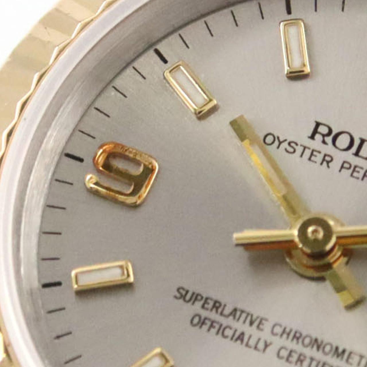 ロレックス オイスターパーペチュアル 76193･5 SSxYG 自動巻 P番