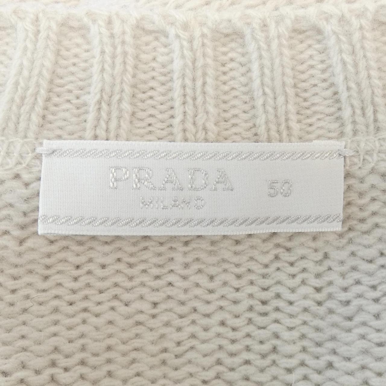 プラダ PRADA ウール×カシミヤクルーネックセーター UMB223 S211 1YMW ニット