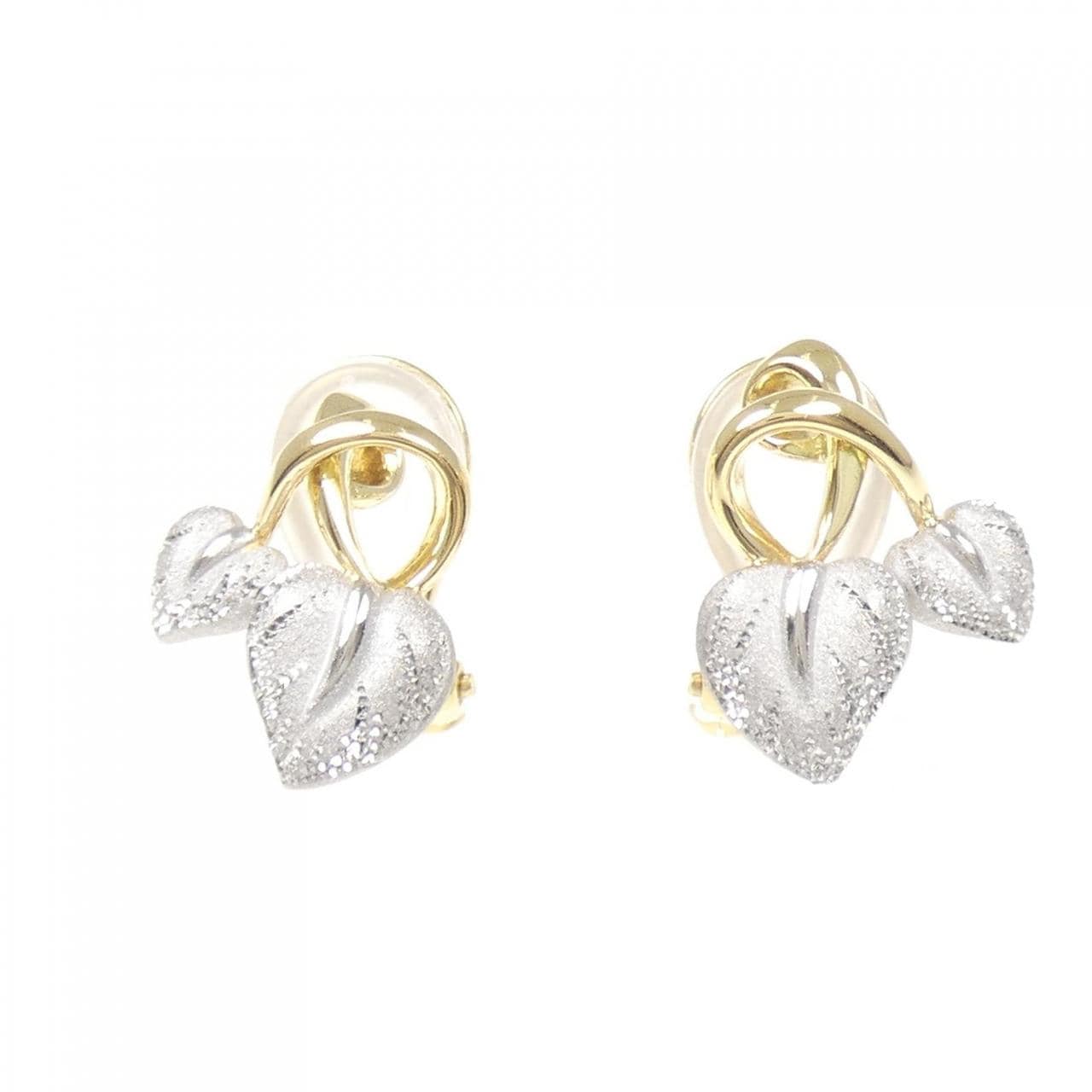 マツイ  ヒサコ K18YG/PT900 イヤリング