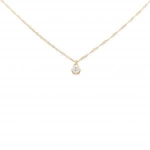 アガット ダイヤモンド ネックレス 0.1CT